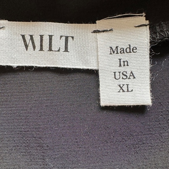 Wilt Double Strap Slip Midi Dress Women's Size XL Black USA Made Fairycore Y2K - Picture 4 of 16
